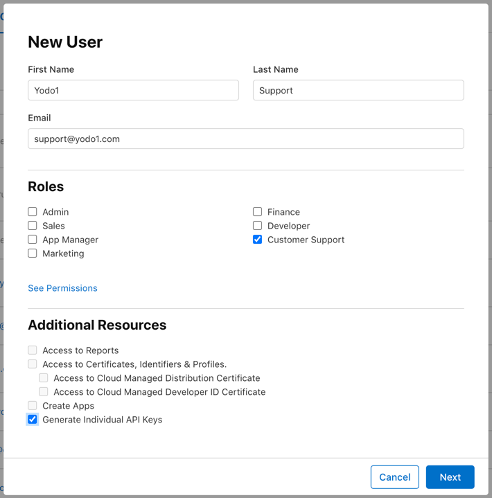 Customer Support Role
